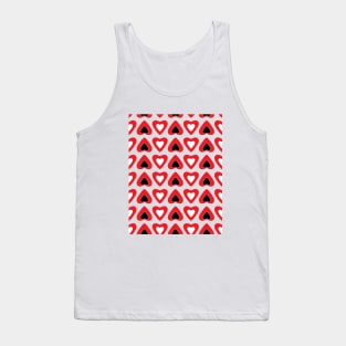 A Love Pattern of Hearts Tank Top